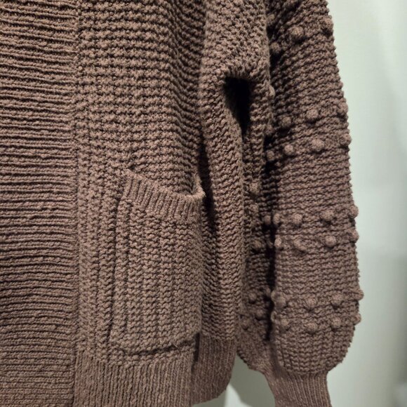 Madewell olive green oversized Bobble Cardigan size M - Picture 2 of 6